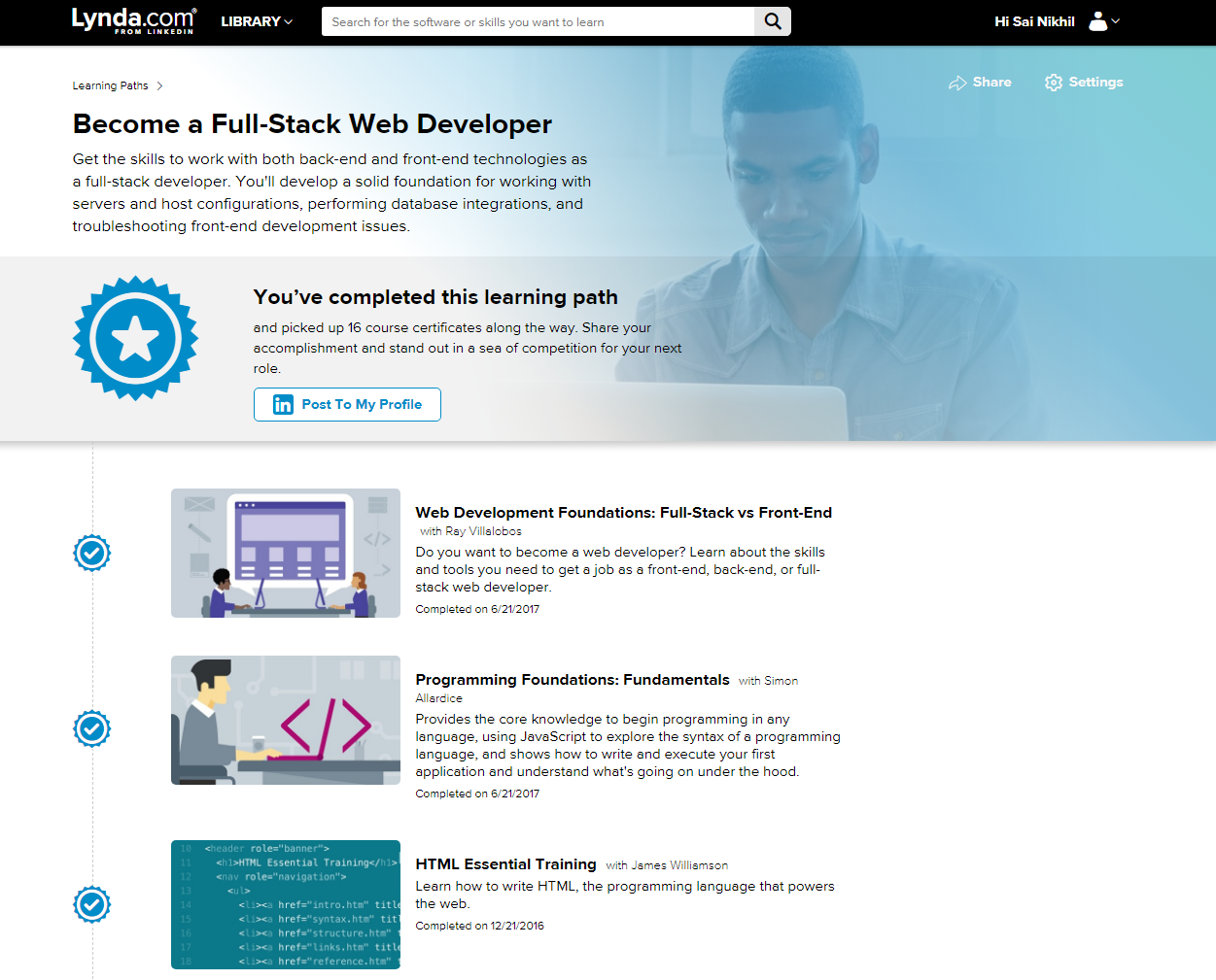 fullstack web developer